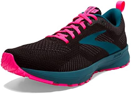 Brooks Revel 5 Women's Shoes Black/Blue/Pink Size 6.5