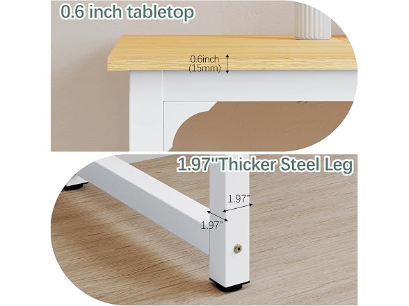 Modern Computer Desk 63 Inch Large