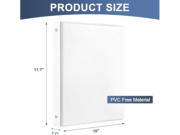 WEYIU 1 inch 3-Ring Binder
