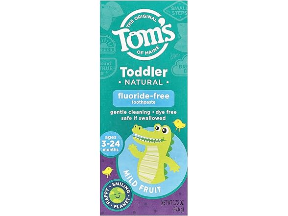 Tom's of Maine Fluoride-Free Toothpaste, Mild Fruit