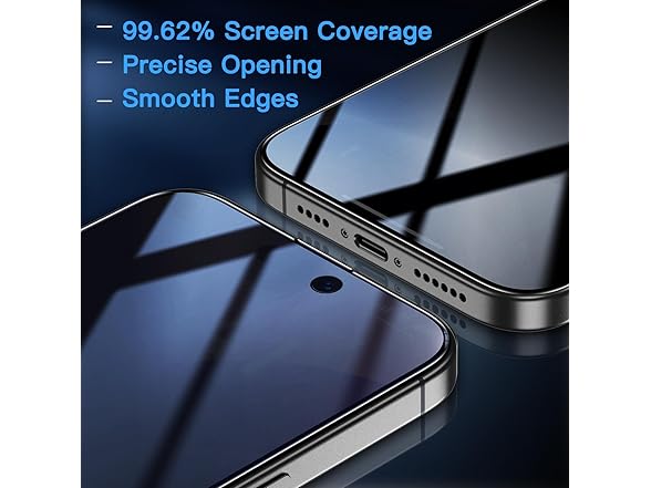 UnBreak-Glass iPhone 16 Privacy Screen Protector