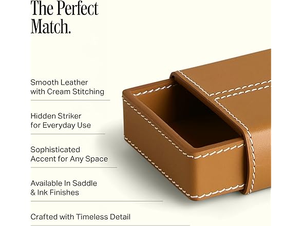 Preston Lane Mayfair Handmade Leather Matchstrike