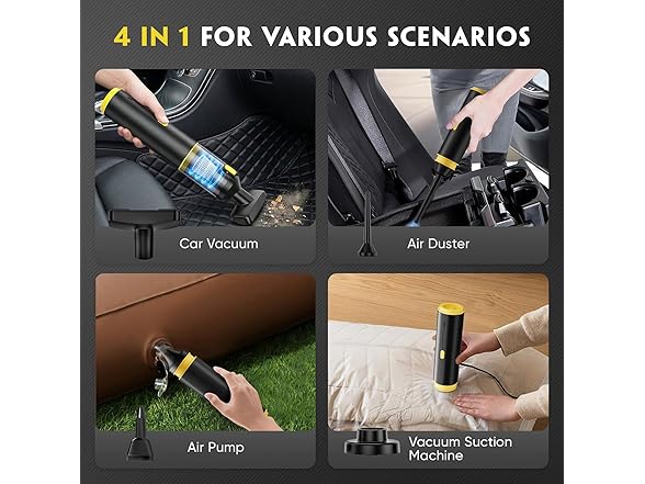 CROS 4-in-1 Mini Cordless Vacuum Cleaner