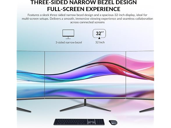 ZZA 32" 4K UHD Curved Monitor