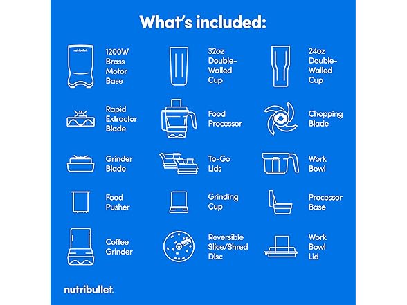 nutribullet Ultra Plus+ 3-1 Compact Kitchen System