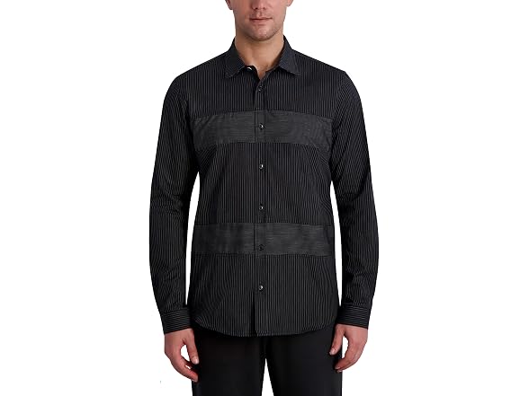 Karl Lagerfeld Men Panel Long Sleeve Top (L)