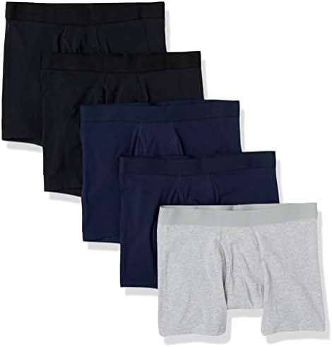 Amazon Essentials Mens Cotton Jersey Boxer Briefs