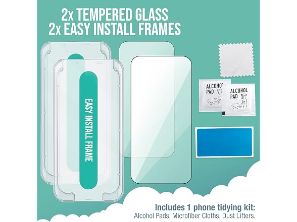 Smartish iPhone 16 Pro Max Screen Protector 2Pk