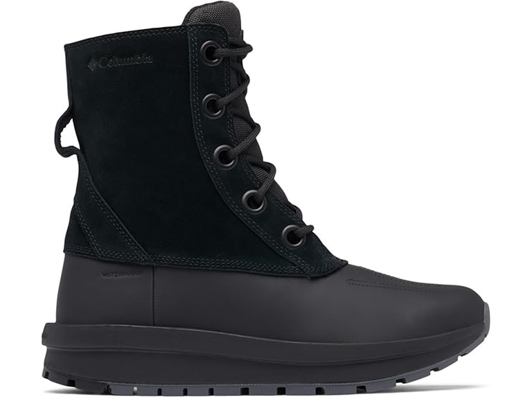 Columbia Womens Moritza Shield Omni-Heat Insulated Snow Boot, Black/Graphite, 6.5