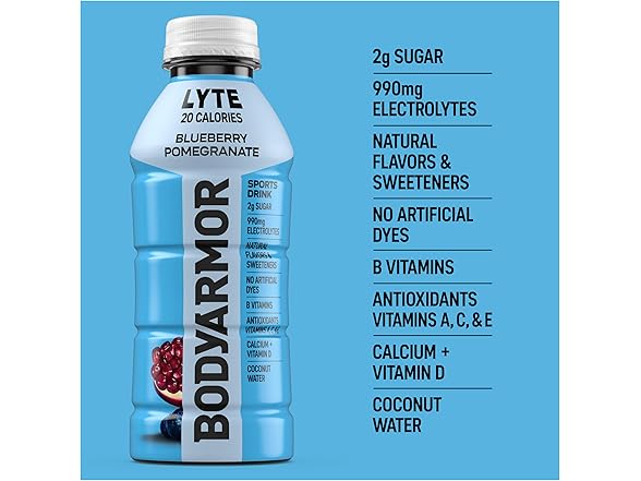 1CT BODYARMOR LYTE Sports Drink, Blueberry Pomegranate
