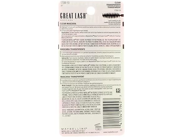 Maybelline New York Great Lash Mascara 110 Clear