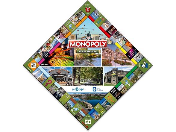 Monopoly Board Game Boise Edition