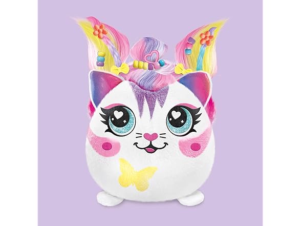 Canal Toys Airbrush Plush Hair’iffic Squishy Kitty