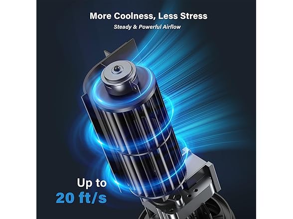 13" Bladeless Tower Fan with 3 Speeds