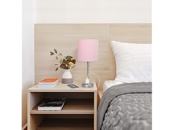 Creekwood Home Oslo 19.5" Contemporary Light Pink