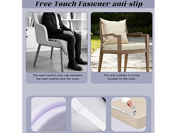 White Patio Chair Cushions 24"x24"