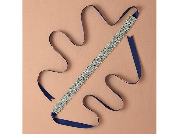 Sweetv Women (One Size) Remedios Rhinestone Navy