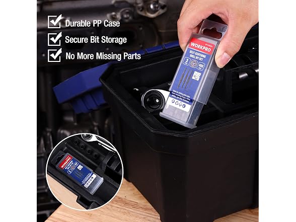 WORKPRO Self Centering Drill Bit Set