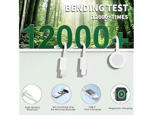 Luckinllyy 3-in-1 Charger for Apple Devices