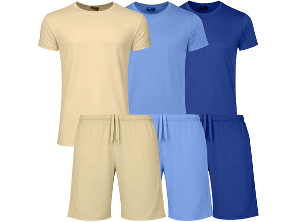 Khaki - Light Blue - Royal