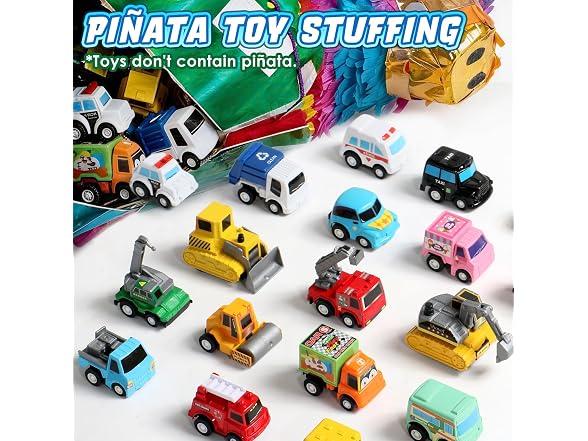 Fajiabao 18 PCS Toy Cars for Toddlers