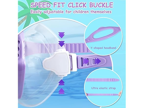 ITOWE 2 Pack Swim Goggles for Kids 8-15
