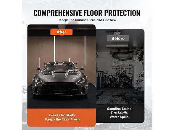 VEVOR Waterproof Garage Floor Mat for Under Car