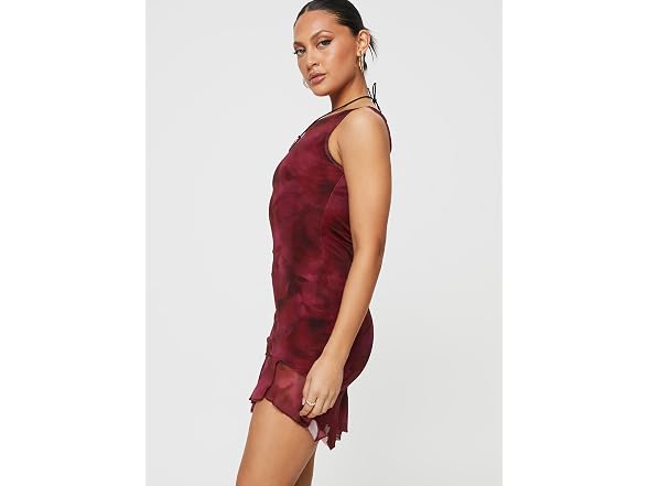 Princess Polly Molita Ruffle Hem Mini Dress