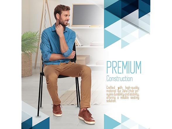 Zuho II Modern Stackable Chair (2Pk)