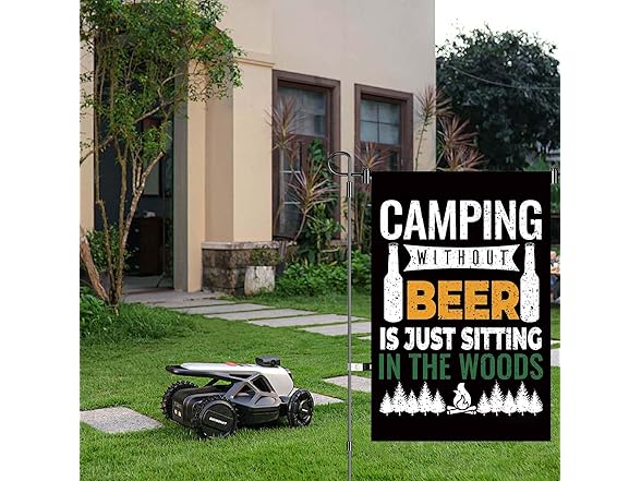 Never Stop Exploring Garden Flag 12x18