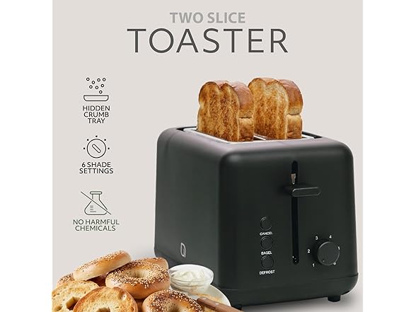 WILLOW Eco Series 2-Slice Toaster