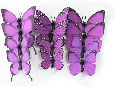 12pcs 2size Butterfly Decorations