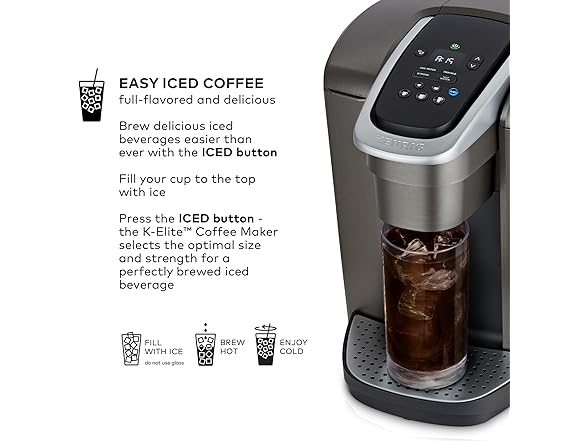 Keurig K-Elite Single Serve K-Cup Pod Coffee Maker