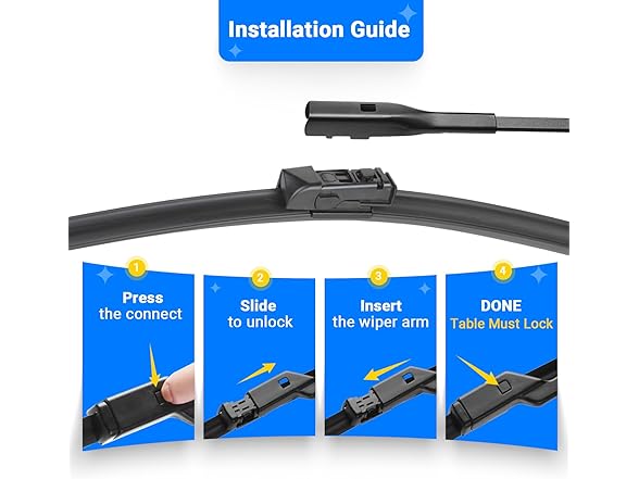 RAINTOK Windshield Wipers for Mazda, 3pk