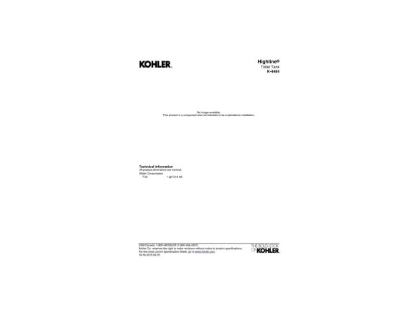 Kohler Pressure Tank W/Sloan