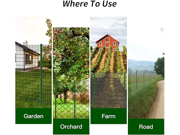 Fence Posts 6 Feet, Pack of 10
