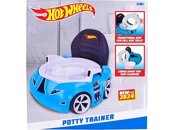 Hot Wheels Blue Race Car Potty Training Toilet