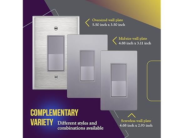 ENERLITES 3-Way Decorator Paddle Light