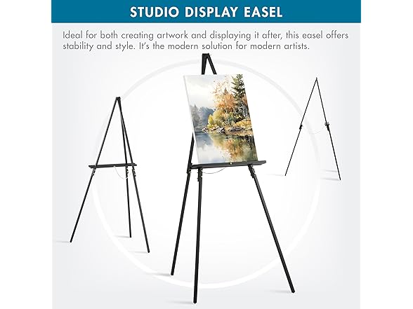 Studio Designs Wood A-Frame Tripod Display Easel Stand