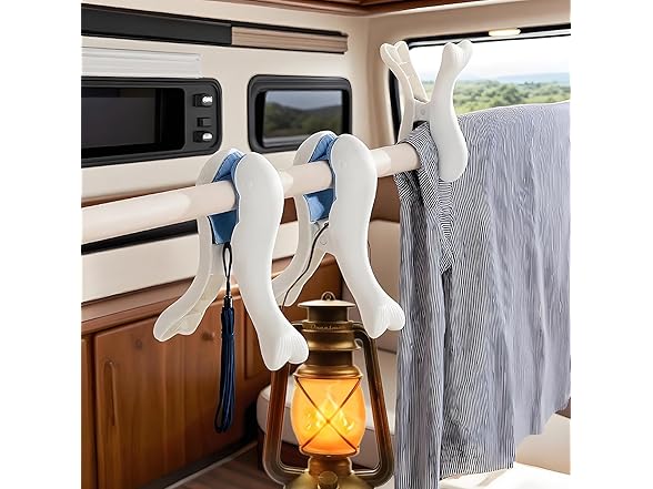 Whale-Shaped Beach Towel Clips 6Pk