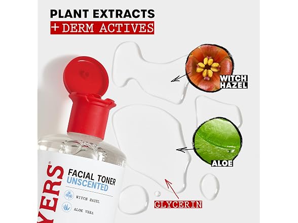 THAYERS Alcohol-Free, Hydrating, Unscented Witch Hazel Facial Toner