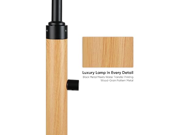 PARTPHONER Dimmable Floor Lamp Natural