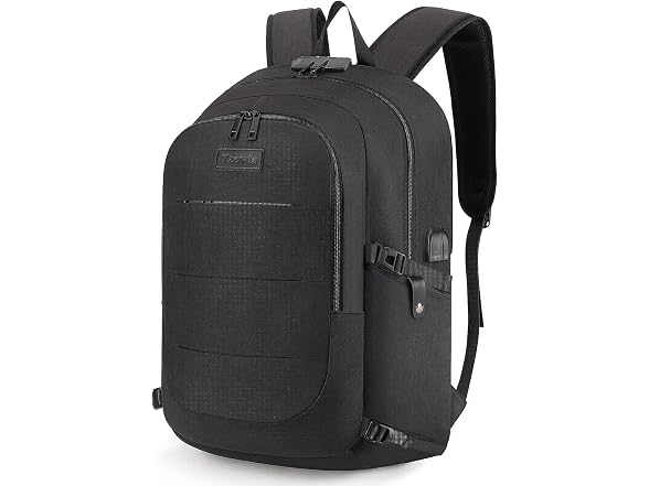 Tzowla Black 17.3" Laptop Backpack