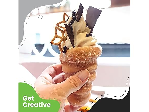 24 Pack Stainless Steel Pastry Cones