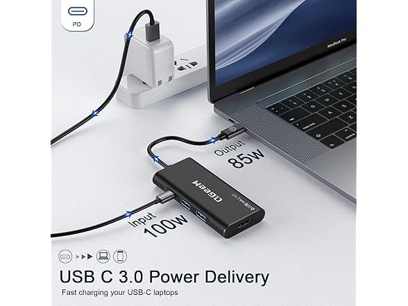 QGeeM USB-C 7-in-1 Dongle