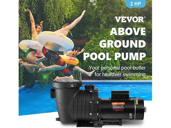 Pool Pump 1.5HP 230V, Variable Dual Speed Pumps