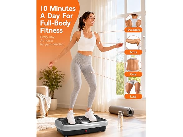 HOPHORSE Vibration Plate 460lb Cap