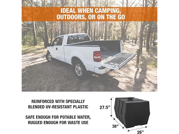RomoTech 82123925 100 Gallon Water Tank
