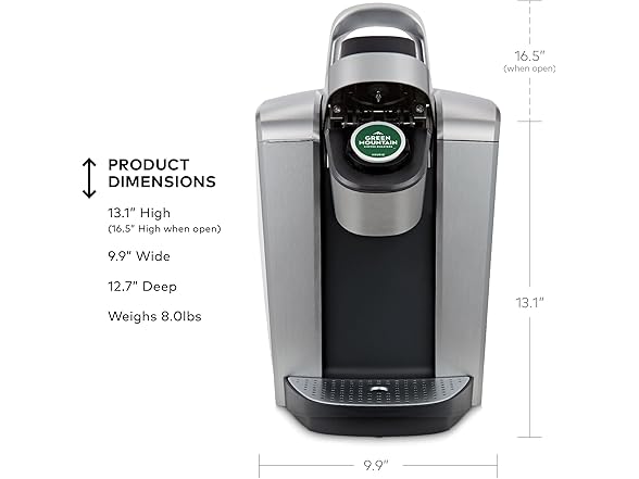 Keurig K-Elite Single Serve K-Cup Pod Coffee Maker (Open Box)