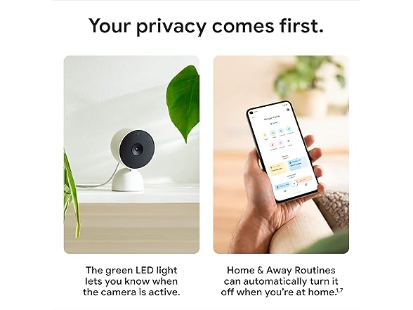 (NEW) Google indoor Nest Security Cam 1080p (Wired) - 2nd Gen